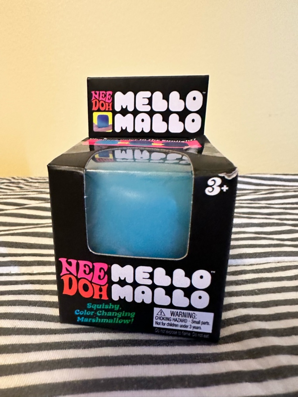 Color-Changing Blue Marshmallow Squishy New & Sealed